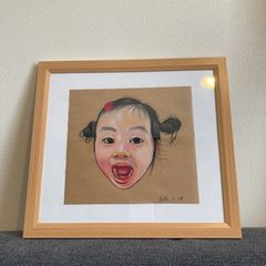 イラスト似顔絵オーダーsample sample】色鉛筆絵 似顔絵オーダー 色紙サイズ - メルカリ