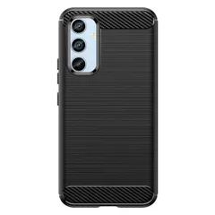 Galaxy A55 5G ケース SC-53E SCG27 カーボン調 薄型 耐衝撃 ソフト ケース 【Color】ブラックのサムネイル