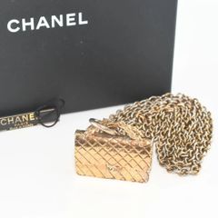 CHANEL　シャネル　ココマーク　マトラッセバッグ　ネックレス　ゴールド