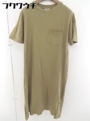 ◇ SM2 サマンサ モスモス 半袖 ロング ワンピース サイズF カーキ レディース  【中古】 【1109130000399】