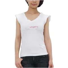 【ungaro fever / ウンガロ フィーバー】フリル Tシャツ ホワイト (29807M 100 WH white) [訳あり2]のサムネイル