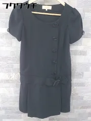 ◇　MINIMUM　MINIMUM　ミニマムミニマム　　半袖　膝丈　ワンピース　サイズ2　ブラック　レディース 【中古】 【1104010009011】