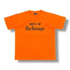 参考上代7700円 未使用品 BoTT 24SS Godard Tee ゴダールTシャツ 半袖Tシャツ カットソー ボット 241BoTT30 オレンジ