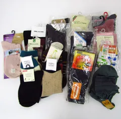 コムサ・デ・モード/靴下屋他 靴下 18点セット 未使用 ソックス まとめて 大量 レディース