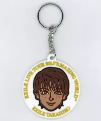 【中古】キーホルダー・マスコット(男性) EXILE TAKAHIRO キーホルダー 「Blu-ray/DVD EXILE LIVE TOUR 2015 “AMAZING WORLD”」 EX FAMILY＆LDH official mobile CD/DVD