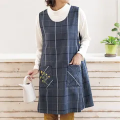 花刺しゅう裏フリースエプロン