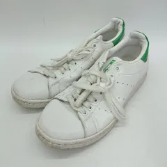 ◇ Θ adidas アディダス ローカット スニーカー サイズ245 ホワイト グリーン レディース E  【1504240002248】