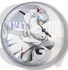 【中古】バッジ・ビンズ 坂田銀時(白夜叉/全身) 「銀魂 きらきら缶バッジコレクション 戦闘ver.」