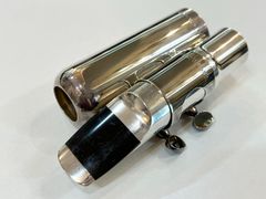 ヤナギサワ　アルトサックスメタルマウスピース　７番　リガチャーキャップ付き【中古】【西巣鴨】