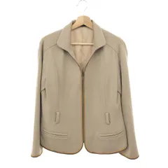 ☆超美品☆LEONARD レオナール ジャケット ベージュ 9AR ☆超美品☆LEONARD レオナール ジャケット ベージュ 9AR O952