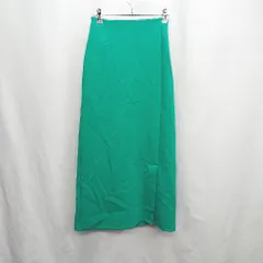 ◇ ⊂ ITEMS URBAN RESEARCH ロング丈 タイト スカート サイズM グリーン レディース E  【1410100066179】