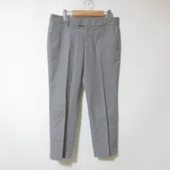 C949　UNIQLO　ユニクロ　グレー　クロップド　パンツ　ウエスト67cm