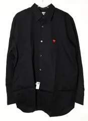 【希少】 PLAY COMME des GARCONS シャツ Black　Ｌ PLAY COMME des GARCONS - プレイコムデギャルソン MEN'S SHIRT