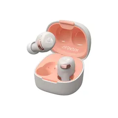 【特価商品】JVCケンウッド Victor HA-A30T2-P ワイヤレスイヤホン Bluetooth Ver.5.3 ノイズキャンセリング アプリ対応 マルチポイント 合計27時間再生 マイク付き 小型 軽量 外音取り込み 防水 ピンクのサムネイル