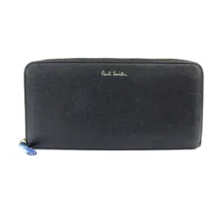✨美品✨ ポールスミス スミシーハート ラウンドファスナー 長財布 ブラック 美品 ポールスミス スミシーハート 長財布 黒 ラウンドファスナー青
