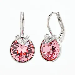 スワロフスキー SWAROVSKI ピアス Bella V ドロップピアス ピンク シルバー 5734235 ジュエリー アクセサリー