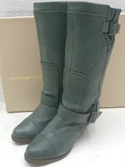 ■ AU BANNISTER オゥ バニスター  ロング ブーツ 36 グリーン系 レディース  【中古】 【1002799056663】