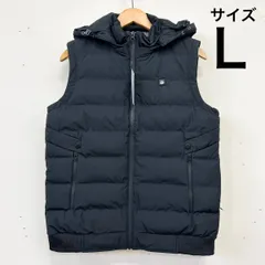 【未使用】グラフェン加熱式ヒートベスト 電熱ベスト L 防寒 外作業 仕事着 アウトドア キャンプ ハイキング 3段温度調整 バッテリー別売