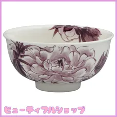 京焼・清水焼陶あん組茶碗紅白牡丹中✖️1点小✖️1点
