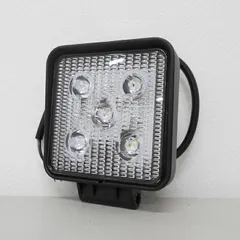フォークリフト用 LED作業灯 角 サーチライト ワークランプ 10V-80V 共通 15W LSL-1402B コンパクト設計 超高輝度ライセンス付きLED搭載 yh1282のサムネイル