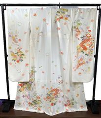 振袖　美品　リユース　ポリエステル　洗える