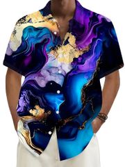 ド派手 半袖シャツ アロハシャツ 299  柄シャツ ヤクザ ヤンキー オラオラ系 ストリート ダンス HIPHOP B系 悪羅悪羅 ホスト 服 メンズ ファッション