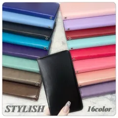 スマホケース iPhoneケース 手帳ケース 手帳型 Android対応 スタイリッシュ シンプル マグネットなし ベルトなし カード収納 両利き対応