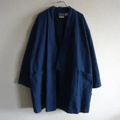 【美品】 BLUE BLUE JAPAN 【刺し子 羽織り コート】 2 インディゴ ブルーブルー 25100231のサムネイル