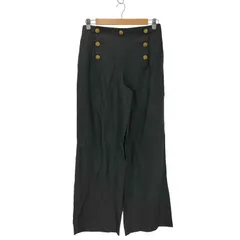 ラルフローレン RALPH LAUREN Mulberry silk 金釦 セーラー シルクパンツ レディース  4/160/72Aのサムネイル