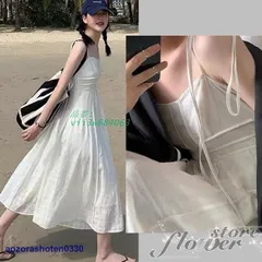 キャミワンピ ロングワンピース レディース インナー チュールレース タンクトップワンピース ロングペチワンピース 可愛い 部屋着  vii3w684063