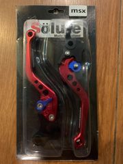 Solute　6段調整　レバーＳＥＴ　アルミ削りだし　グロム　他　レッド