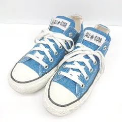 ◇ Θ CONVERSE コンバース ALL STAR スニーカー サイズ23.5 ブルー レディース E  【1504240016078】