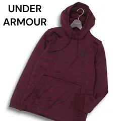 UNDER ARMOUR アンダーアーマー 秋冬 COLDGEAR★ 裏起毛 パーカー プルオーバー Sz.MD メンズ トレーニング