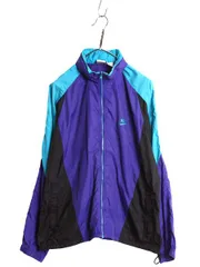 【お得なクーポン配布中!】 90s ナイキ フルジップ ナイロン トラック ジャケット メンズ L 古着 初期 銀タグ オールド ウインドブレーカー ブルゾン 薄手 収納 フード