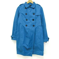 ポールスミスブラックレーベル トレンチコート アウター ライナー付き レディース 40サイズ ブルー Paul Smith Black Label 【中古】