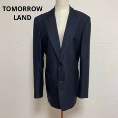 22年モデル 定価6万円 ストレッチリネン シングル2Bジャケット 48 黒