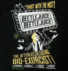ビートルジュース Tシャツ Beetlejuice The Afterlife's Leading Bio-Exorcist 正規品 ティム・バートン 映画Tシャツ