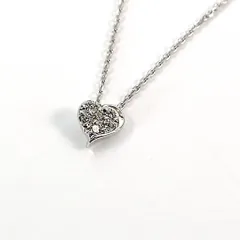 ネックレス　STAR JEWELRY／スタージュエリー　K10　ダイヤモンド　0.06ct　ハート　40cm　｛0311072500401｝（ｂ）