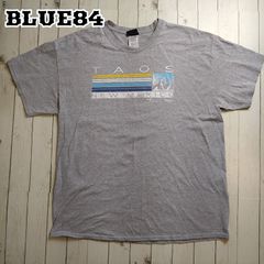 US古着 BLUE84 Tシャツ TAOS NEW MEXICO グレー XL ゆるダボ