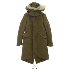 AKM エイケイエム フィッシュテール パーカー ボアライナー モッズ コート カーキ系 M【中古】のサムネイル