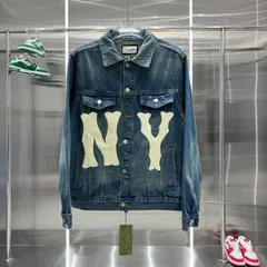 GUCCI ストライプジャケット ニューヨーク・ヤンキース ロゴ入り GUCCI×NY Yankees/グッチ×ニューヨークヤンキース 18AW 日本15着