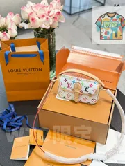 【今日特価】Louis Vuitton x Takashi Murakami Nano Diane White Multicolor Bag ルイ・ヴィトン × 村上隆 ナノ ダイアン ホワイトマルチカラー バッグ-WTO輸入