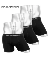 【ワケあり】 エンポリオアルマーニ ボクサーパンツ メンズ 1枚 前閉じ 下着 emporio armani ea s m l xl ブラックセット 正規品 新品 男性 518420のサムネイル