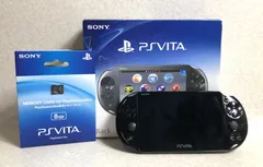【DH838】ソニー PS Vita 本体 PCH-2000 メモリーカード付き ブラック SONY