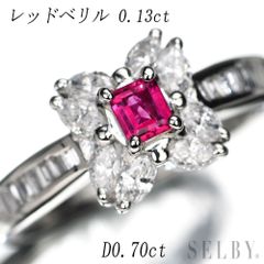 Pt900 ルビー ピアス ルビー0.60ct サイズ4x5mm【美品】 Pt900 ルビー ダイヤモンド ピアス 0.84ct D0.04ct — セルビー
