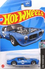 【中古】ミニカー 1/64 1970 PONTIAC FIREBIRD #70(ブルー) 「Hot Wheels HW MODIFIED」 [HKH83]