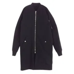Rick Owens リックオウエンス ジャケット 16AW RU16F6990-TE 国内正規品 イーストランドタグ ジップアップ ロング フライト ボンバー ジャケット 中綿 ブルゾン ブラック系 46【中古】のサムネイル