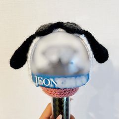 カラット棒ペンライトカバー　SEVENTEEN 犬　サングラス　ミンギュ