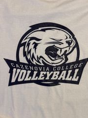 【00s】Cazenovia College tee 閉校の為今後入手困難 カゼノビア大学 ニューヨーク カレッジ バレーボール部 ｔシャツ ロンｔ チャンピオン champion
