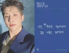 【中古】コレクションカード(男性) ASTRO/ジンジン(JINJIN)/裏面背景青・印刷メッセージ白/CD「BLUE FLAME」(THE STORY Ver.)特典セルフィー・フォトカード